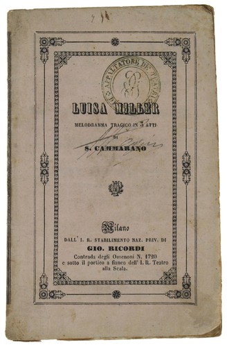 Luisa miller melodramma - luisa,