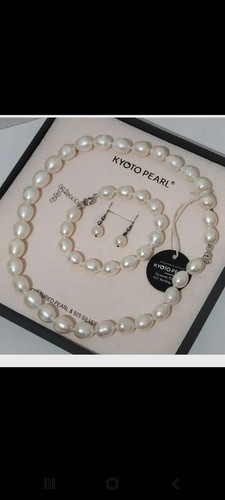 Kyoto pearl collana bracciale - kyoto,