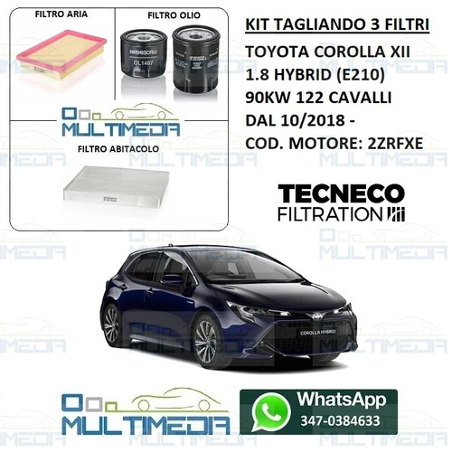 Kit tagliando filtri olio - kit,