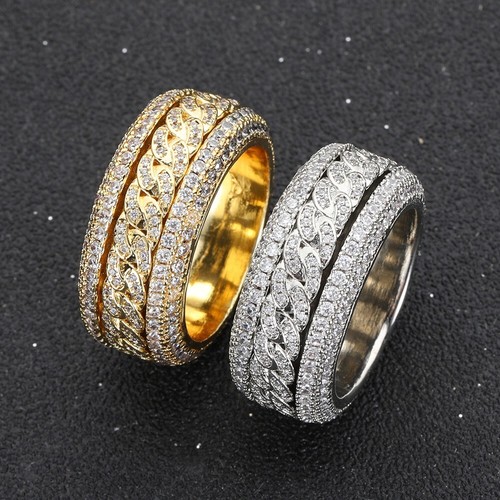Anello hip hop rame - anello,