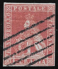 1851-52 Toscana, n. 4 Raybaudi firmate usate