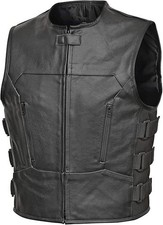 Gilet uomo moto pelle stile