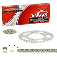 Kit catena Kawasaki ZZR 1200, anno 02-05 (ZXT20C); XAM X-Ring extra rinforzato 