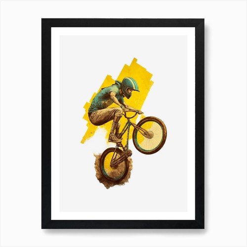 Stampa artistica bmx anni - artistica, 80