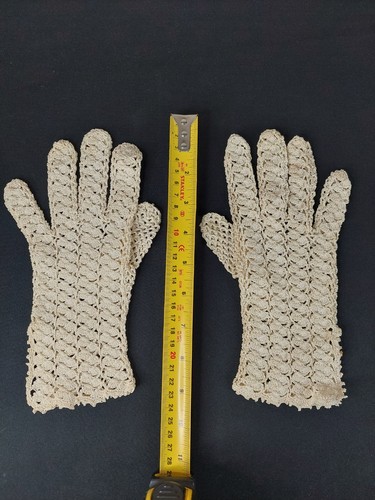 Guanti vintage pizzo - guanti,