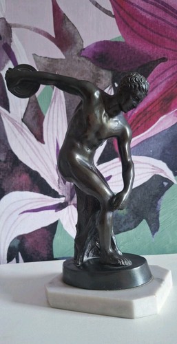 Antica statua discopolo - discopolo, di