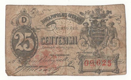 Centesimi biglietto - 25,
