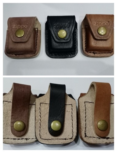 Zippo lighter leather holder - lighter,