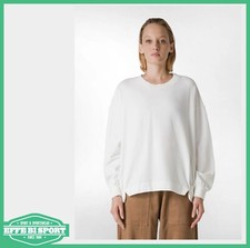 Felpa Deha donna maglia in velluto manica lunga tempo libero casual moda logo