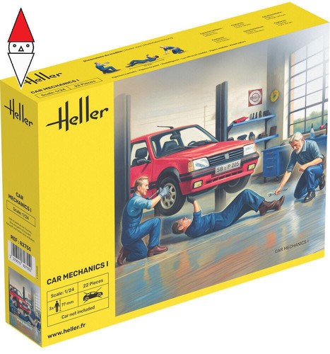 Kit heller car - 1/24,