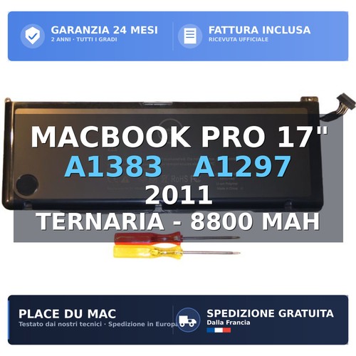 Batteria per macbook pro - batteria,