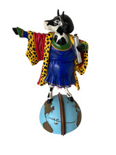 Statuina mucca resina Cow