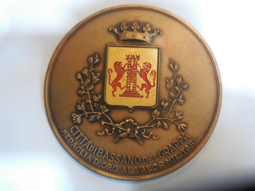 Medaglia bassano del - medaglia, grappa