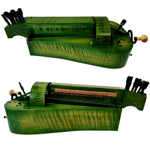 Green hurdy gurdy corde - green,