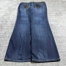 Jeans denim larghi larghi