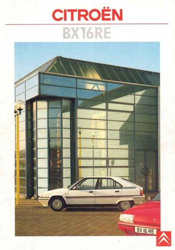 Catalogue brochure citroën - brochure, bx