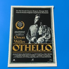 OTELLO 1952 - CARTOLINA MINI LOCANDINA CIAK - COLLEZIONE