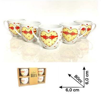 Set tazzine tazze caffè - tazze, da