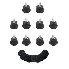 Vastsea 10 pcs Sostituzione Piedini Sedia, Piedini per Sedie da Ufficio, (O2n)