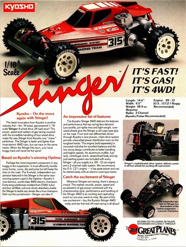 Kyosho stinger off - kyosho,
