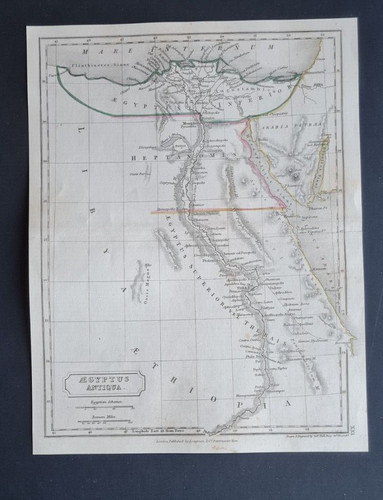 Mappa antica aegyptus - -,