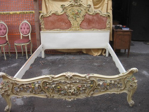 Letto matrimoniale barocchetto - letto,