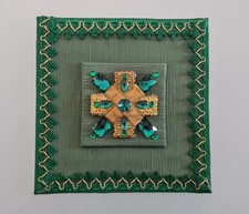 Palla Copricalice Verde Paramenti Casula Pianeta Piviale Camice Mitra Calice