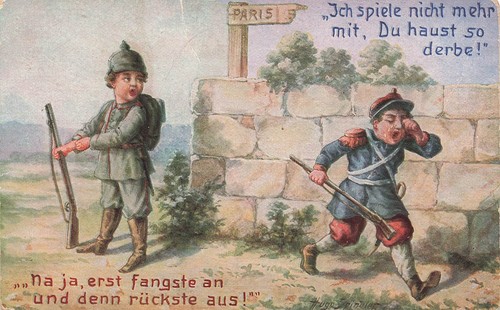 Cartolina ww1 umorismo - cartolina,