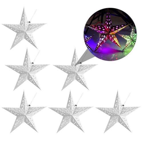 6pcs origami pentagramma