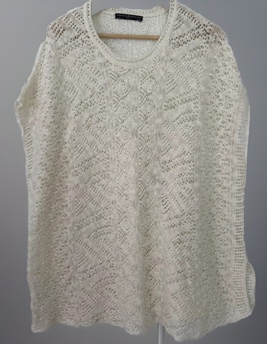Poncho aperto all uncinetto - poncho, all'uncinetto