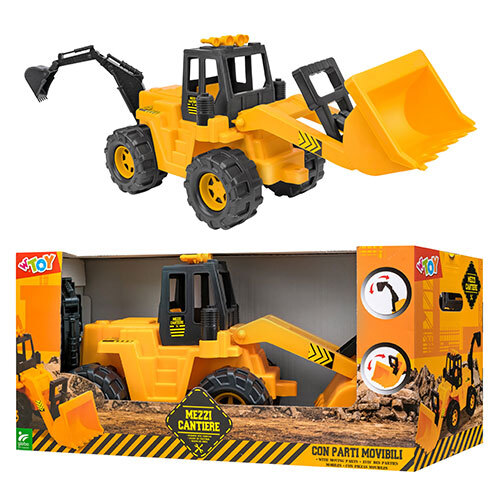 Bulldozer plastica 60cm - plastica,
