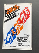 Motor Cycle Powerbike International 1974 Grand Prix Thruxton Andover