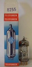 E88C 8255 Logo Telefunken QUATTRO pezzi (4) perno oro NOS valvola tubolare