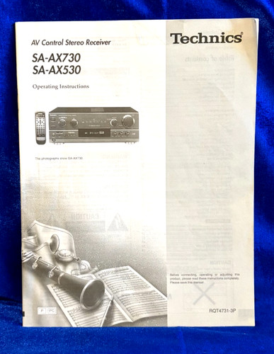 Techics ax730 sa - sa-ax730, sa-ax530