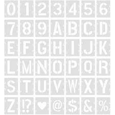 Stencil lettere numeri