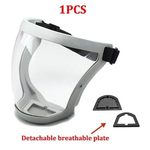 Maschera visiera trasparente - maschera,