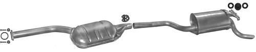 Silenziatore scarico mercedes - silenziatore,