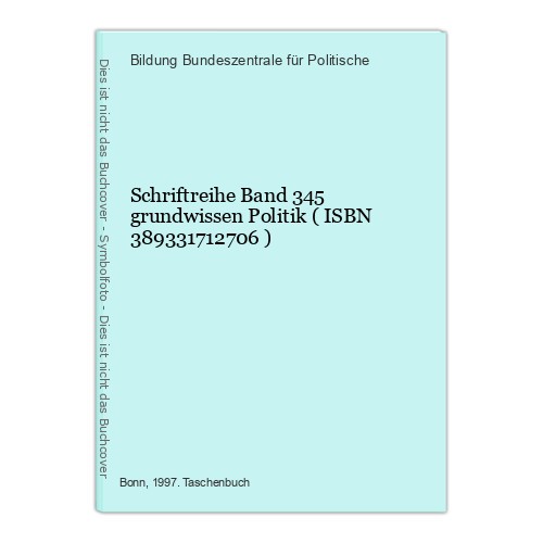 Schriftreihe band 345 - schriftreihe,