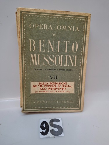 Opera omnia benito mussolini - benito,