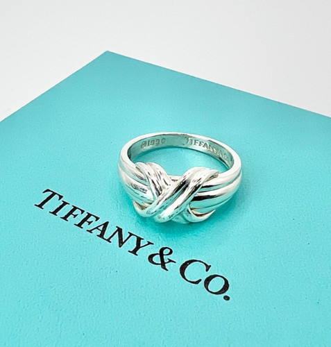 Tiffany signature x ring - tiffany, &