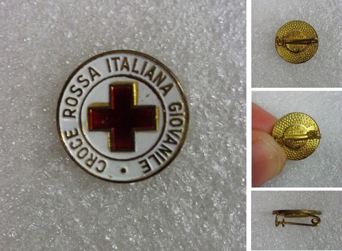 Spilla pin croce rossa - spilla/pin,