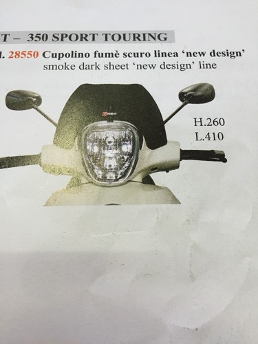 Cupolino fumè scuro per - cupolino,