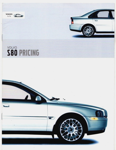 Volvo s80 specifiche - volvo, 2002-03