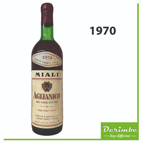 Aglianico 1970 bottiglia vino