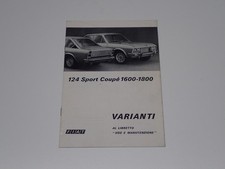 FIAT 124 SPORT COUPE'