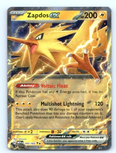 Zapdos 145 165 inglese - ex, 145/165