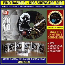 Pino Daniele - UNICO BOX 6 DVD - RDS SHOWCASE 2010 - REGALO ADDETTI ALLA RADIO