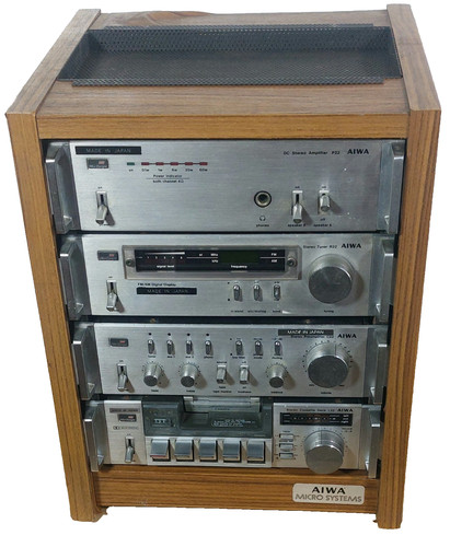 Raro aiwa mini - aiwa, system