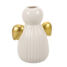  Vaso in ceramica a forma di angelo: statuetta in porcellana smaltata a forma di