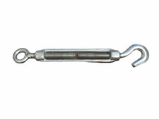 TENDITORE TIRANTE PER FUNE CORDA VIGNETO RETE GANCIO OCCHIO  IN ACCIAIO ZINCATO